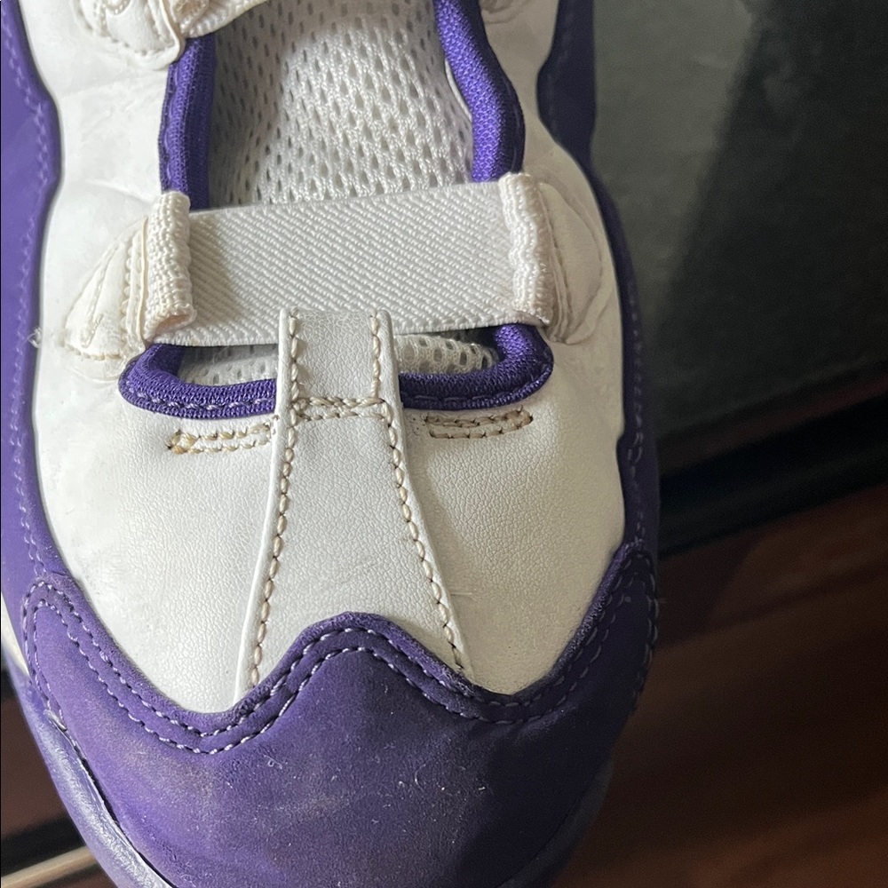 Nike Purple and White Sneakers Air Max Uptempo ‘95 Lakers Derek Fisher - Picture 5 of 13